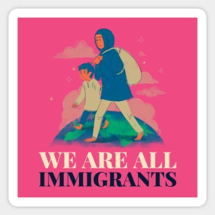 Diversity Multicultural Immigrants Sticker